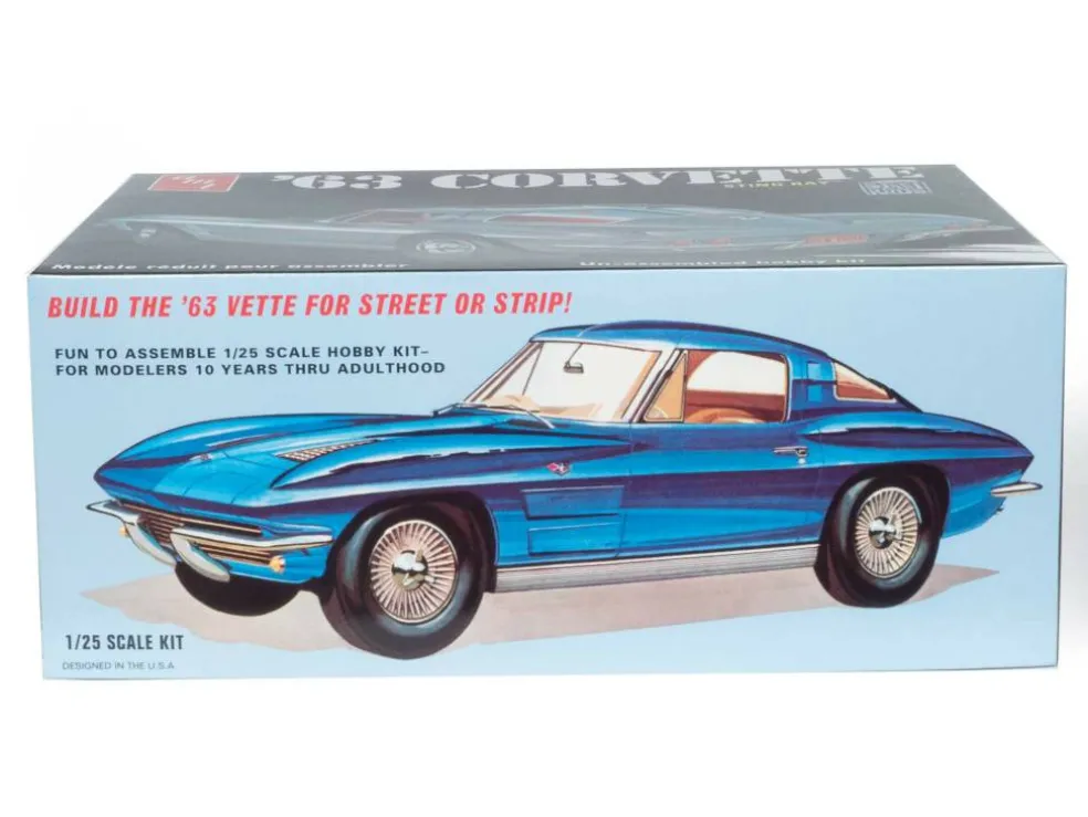 AMT® 1963 Chevy Corvette® Sting Ray™ 1:25 Scale Model Kit