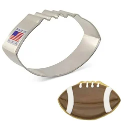 Ann Clark Football with laces Cookie Cutter 3 1/2"