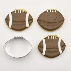 Ann Clark Football with laces Cookie Cutter 3 1/2