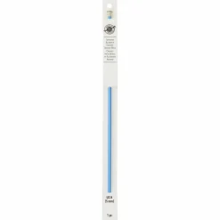 Anodized Aluminum Crochet Afghan Hook by Loops & Threads®