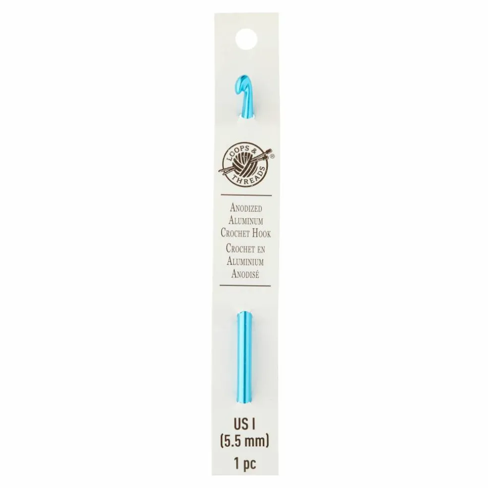 Anodized Aluminum Crochet Hook by Loops & Threads®