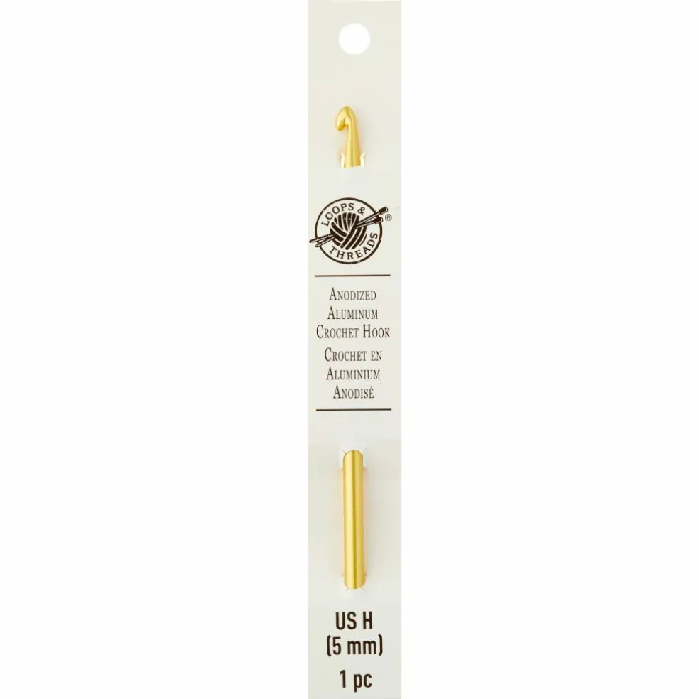Anodized Aluminum Crochet Hook by Loops & Threads®