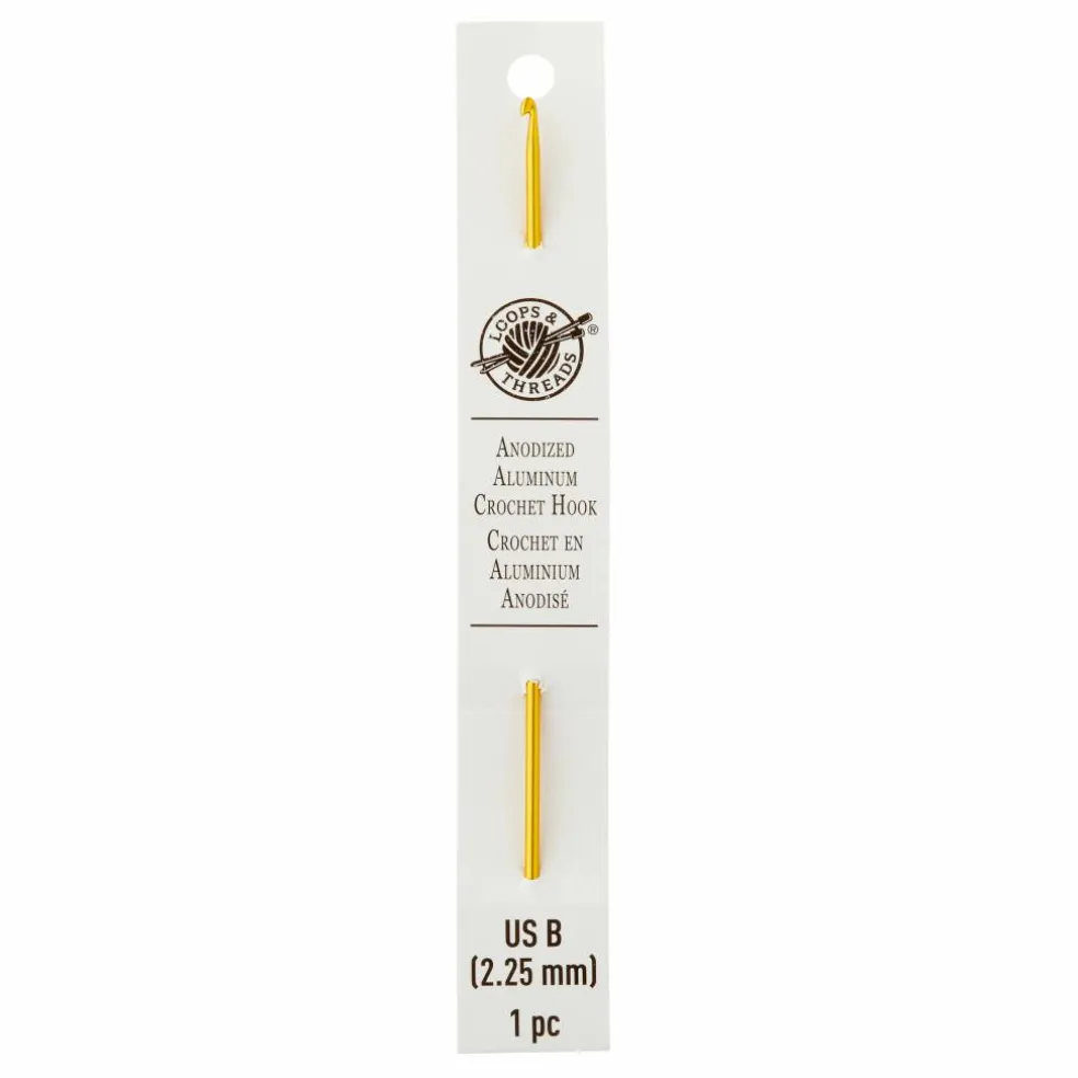 Anodized Aluminum Crochet Hook by Loops & Threads®