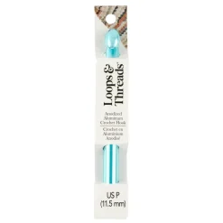 Anodized Aluminum Crochet Hook by Loops & Threads®