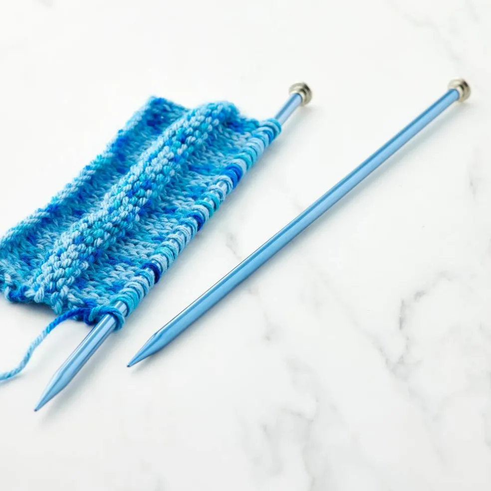 14" Anodized Aluminum Knitting Needles by Loops & Threads®