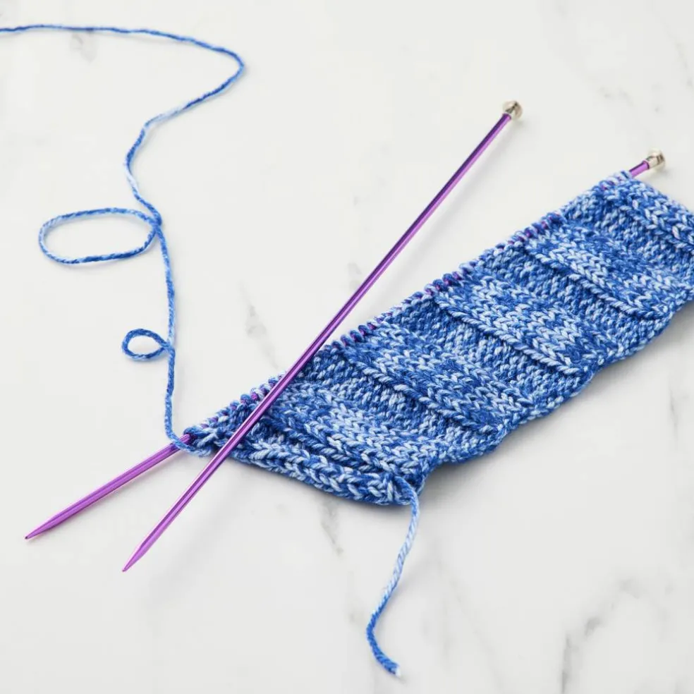 14" Anodized Aluminum Knitting Needles by Loops & Threads®