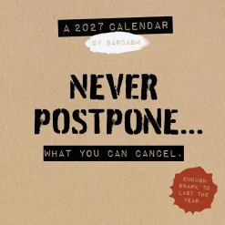 2027 Anti-Affirmations & Sarcasm Mini Calendar