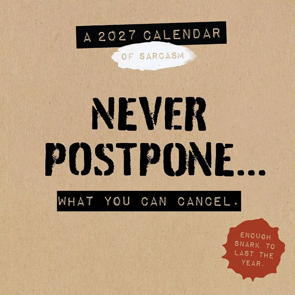 2027 Anti-Affirmations & Sarcasm Mini Calendar