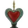 8.5" Antique Heart on Ornate Stand Tabletop Décor by Ashland®