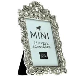 Antique Silver Mini Frame with Jewels by Studio Décor®