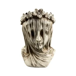 9.75" Antique White Veiled Bust Vase by Ashland®