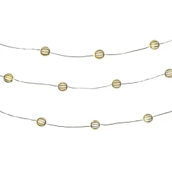 Apothecary & Company™ Decorative LED String Lights, Striped Micro Balls