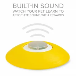 Arf Pets Dog Treat Dispenser with Button – Dog Memory Training Toy Promotes Exercise