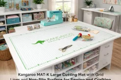 Arrow Rotary Cutting Mat 36" x 66" – Large Quilting & Fabric Cutting Mat with Grid Lines for Sewing and Craft Tables (MAT-K)