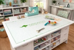 Arrow Rotary Cutting Mat 36" x 66" – Large Quilting & Fabric Cutting Mat with Grid Lines for Sewing and Craft Tables (MAT-K)