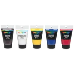 Artesprix Sublimation Acrylic Paints - Basic Set of 5, 2 oz tubes