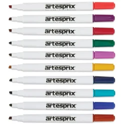 Artesprix Sublimation Markers - Chisel-Tip, Set of 10 Bold Colors