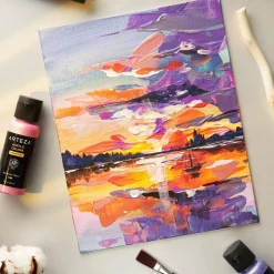 Arteza® 10 Color Iridescent Acrylic Paint Set