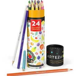 Arteza® Kids 24 Scented Colored Triangular Pencils Set