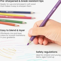 Arteza® Kids 24 Scented Colored Triangular Pencils Set