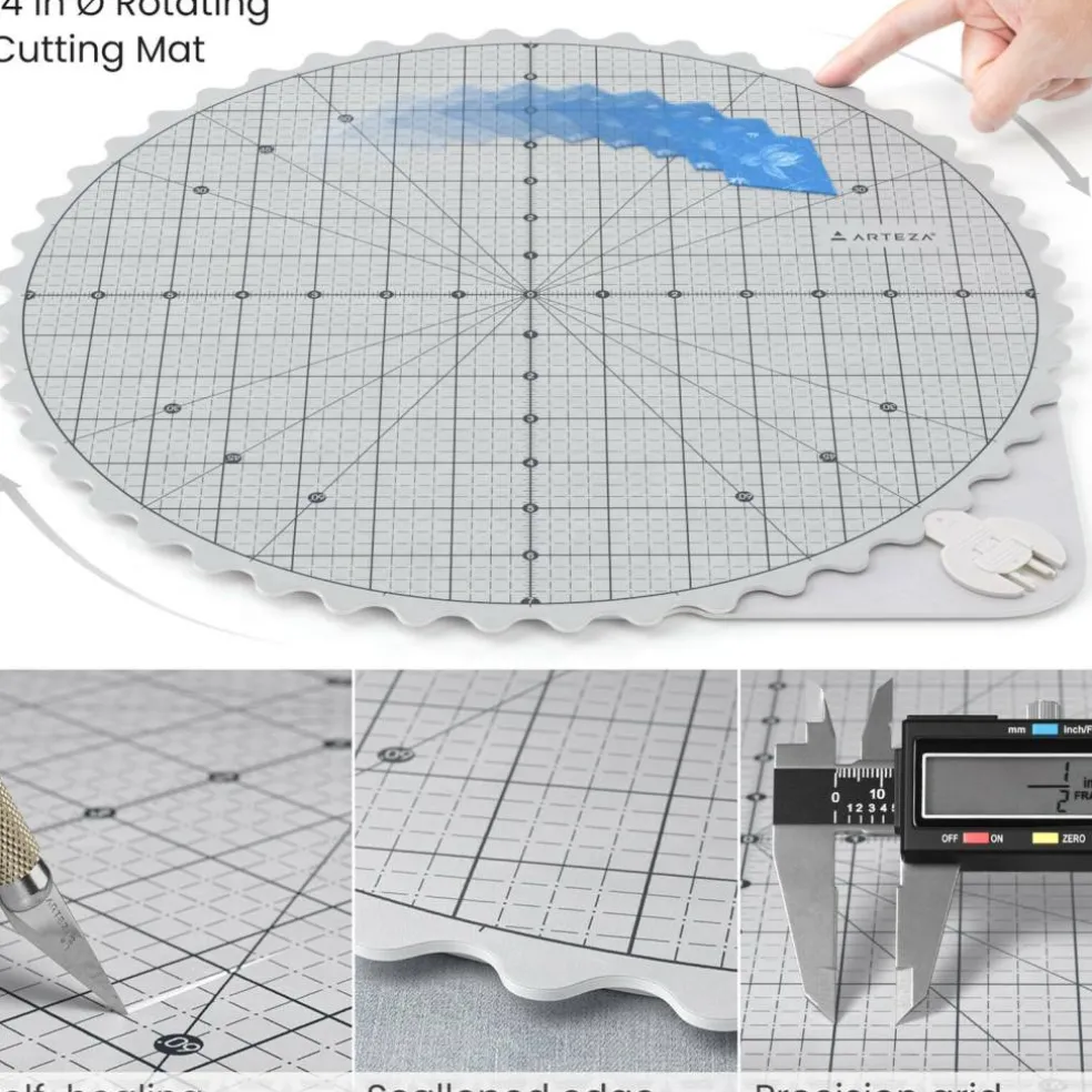 Arteza® 14" Premium Self-Healing Rotating Cutting Mat