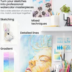 Arteza® Professional Watercolor 72 Pencil Set