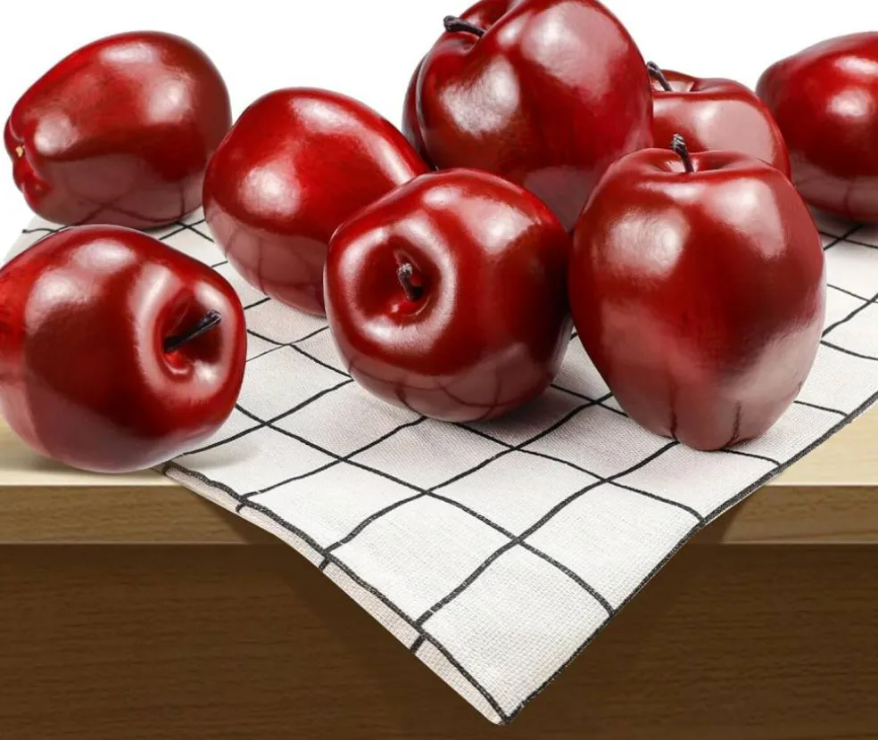 Artificial Apples - 6 Pcs