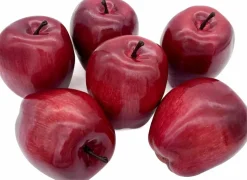 Artificial Apples - 6 Pcs