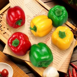 Artificial Fake Veggie 6Pcs (Each Color 2Pcs)