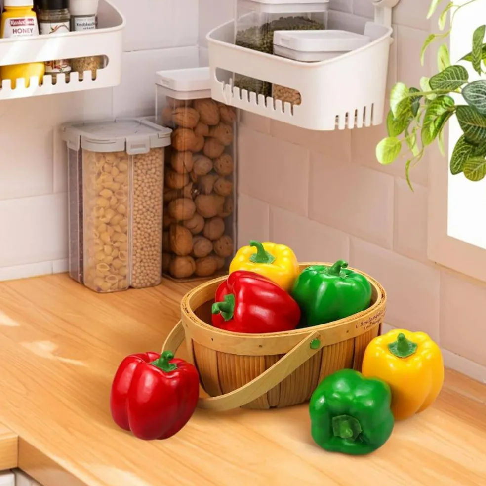 Artificial Fake Veggie 6Pcs (Each Color 2Pcs)