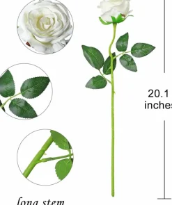 Artificial Flowers Silk Roses Fake Bridal Wedding Bouquet