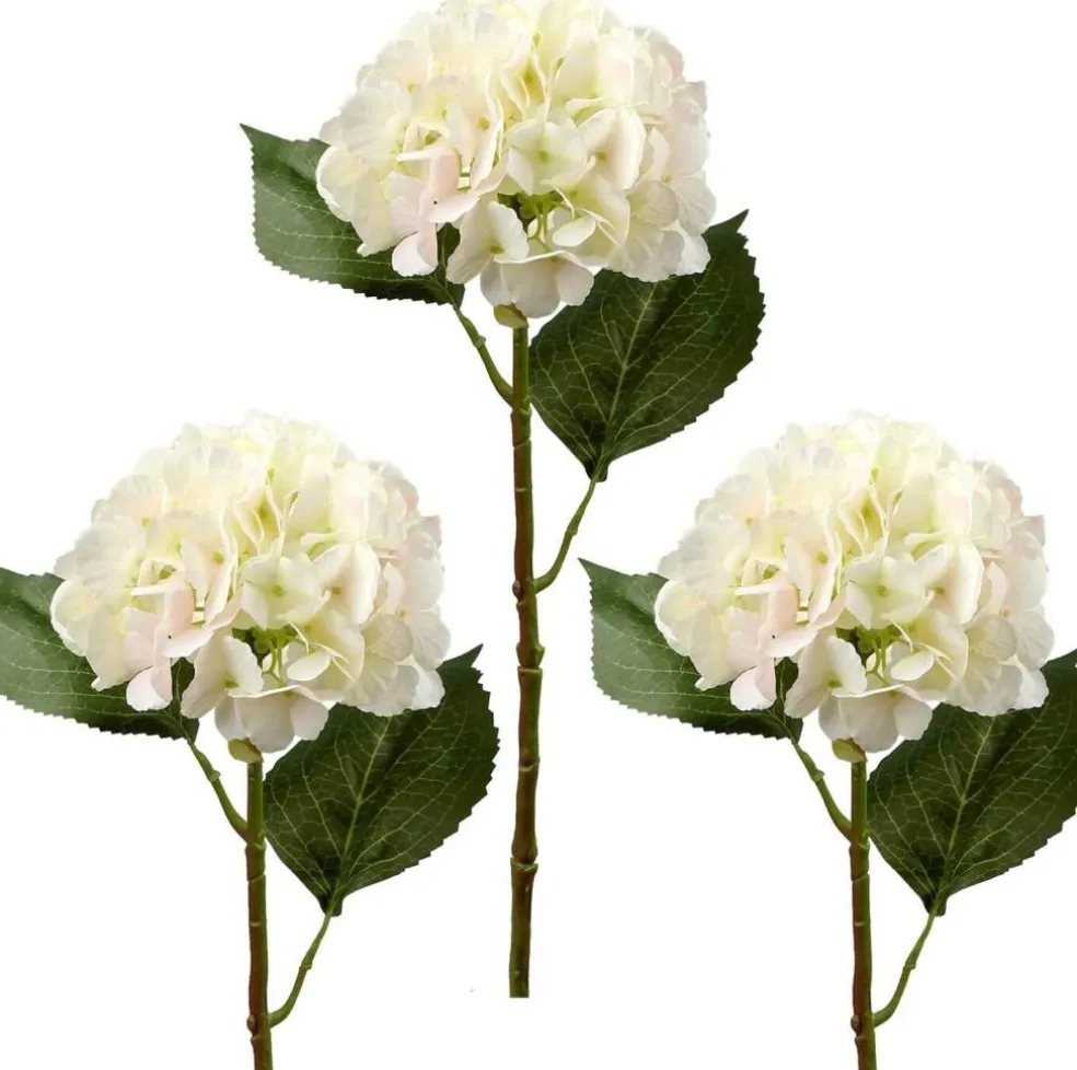 Artificial Hydrangea Long Stems Silk Hydrangea Flowers for Home Table Centerpieces
