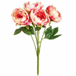 Artificial Pink Peony Bunch