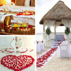 Artificial Silk Rose Petals for Wedding Flower Petals for Romantic Special Night, for Proposal, Anniversary