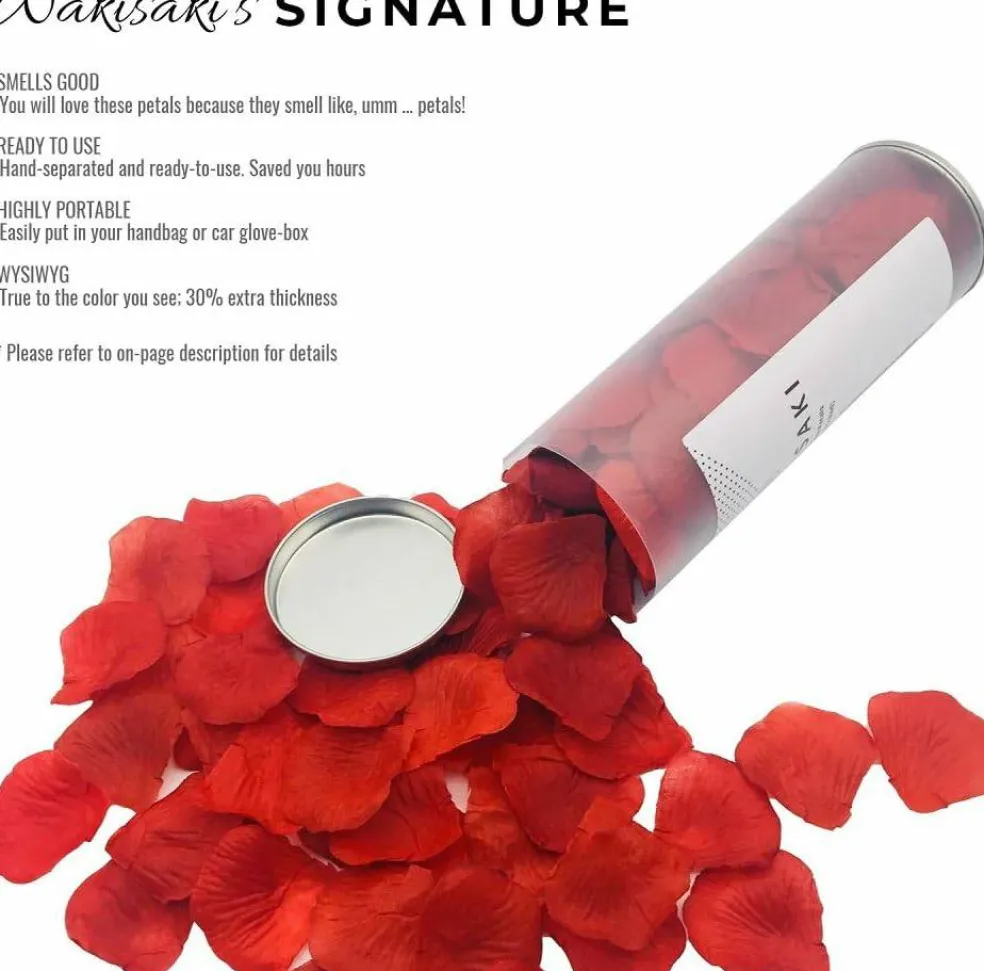 Artificial Silk Rose Petals for Wedding Flower Petals for Romantic Special Night, for Proposal, Anniversary