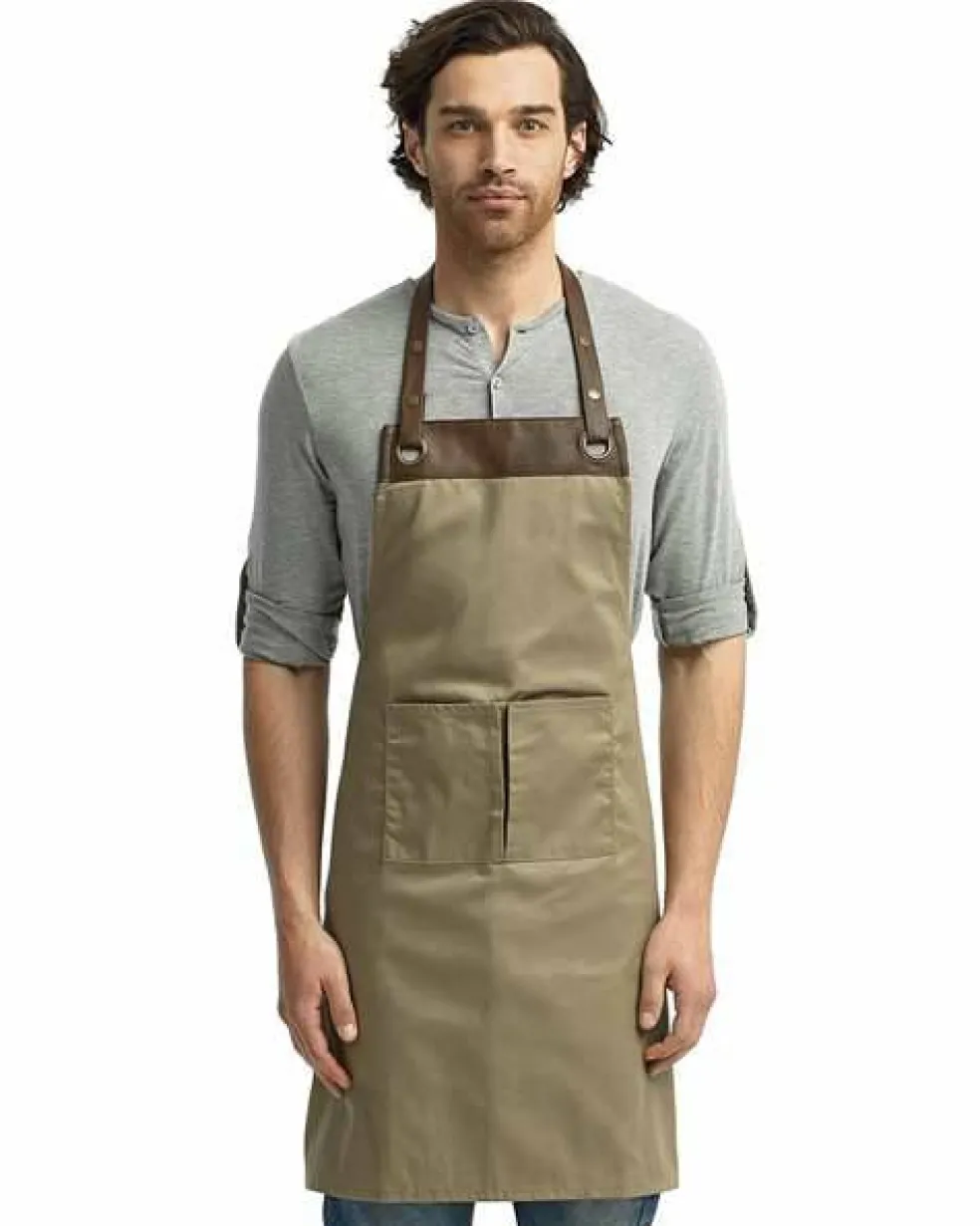 Artisan Collection Reprime Faux Leather Apron Apparel