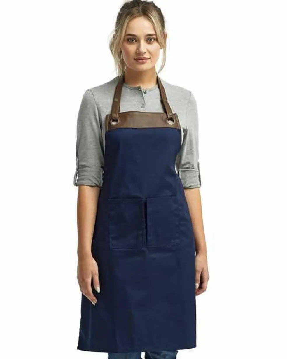 Artisan Collection Reprime Faux Leather Apron Apparel