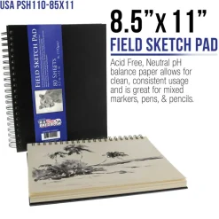 Artist Essentials 20-Piece Set: Watercolor Paper, Sketchbooks & Brush Art Kit - Versatile Drawing, Sketching & Painting Supplies for Beginners to Professionals