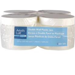 Artist's Loft™ Small Double Wall Plastic Jars
