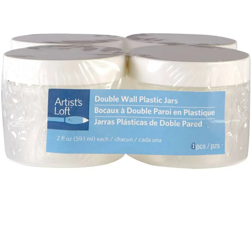 Artist's Loft™ Small Double Wall Plastic Jars