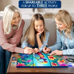 ArtSkills® Brilliant Art Parrot Paradise Stretched Canvas Diamond Painting Kit