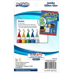 ArtSkills® Jumbo 5 Color Classic Glitter Glue Pens
