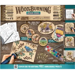 ArtSkills® 55 Piece Beginners Wood Burning Kit with Wood Rounds