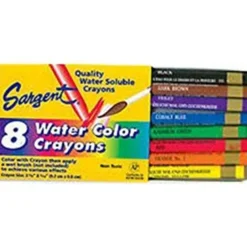 Art Supplies Watercolor Crayons - 12 Color