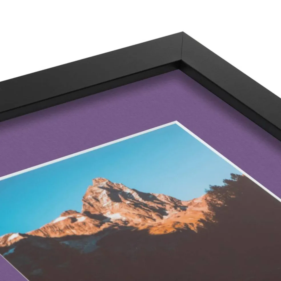 ArtToFrames Collage Photo Picture Frame with 3 - 5x7 inch Openings, Framed in Black with Over 62 Mat Color Options and Plexi Glass (CSM-3926-138)
