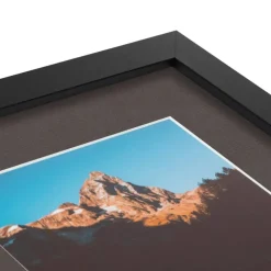 ArtToFrames Collage Photo Picture Frame with 3 - 5x7 inch Openings, Framed in Black with Over 62 Mat Color Options and Plexi Glass (CSM-3926-138)