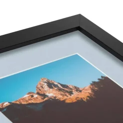 ArtToFrames Collage Photo Picture Frame with 3 - 5x7 inch Openings, Framed in Black with Over 62 Mat Color Options and Plexi Glass (CSM-3926-138)