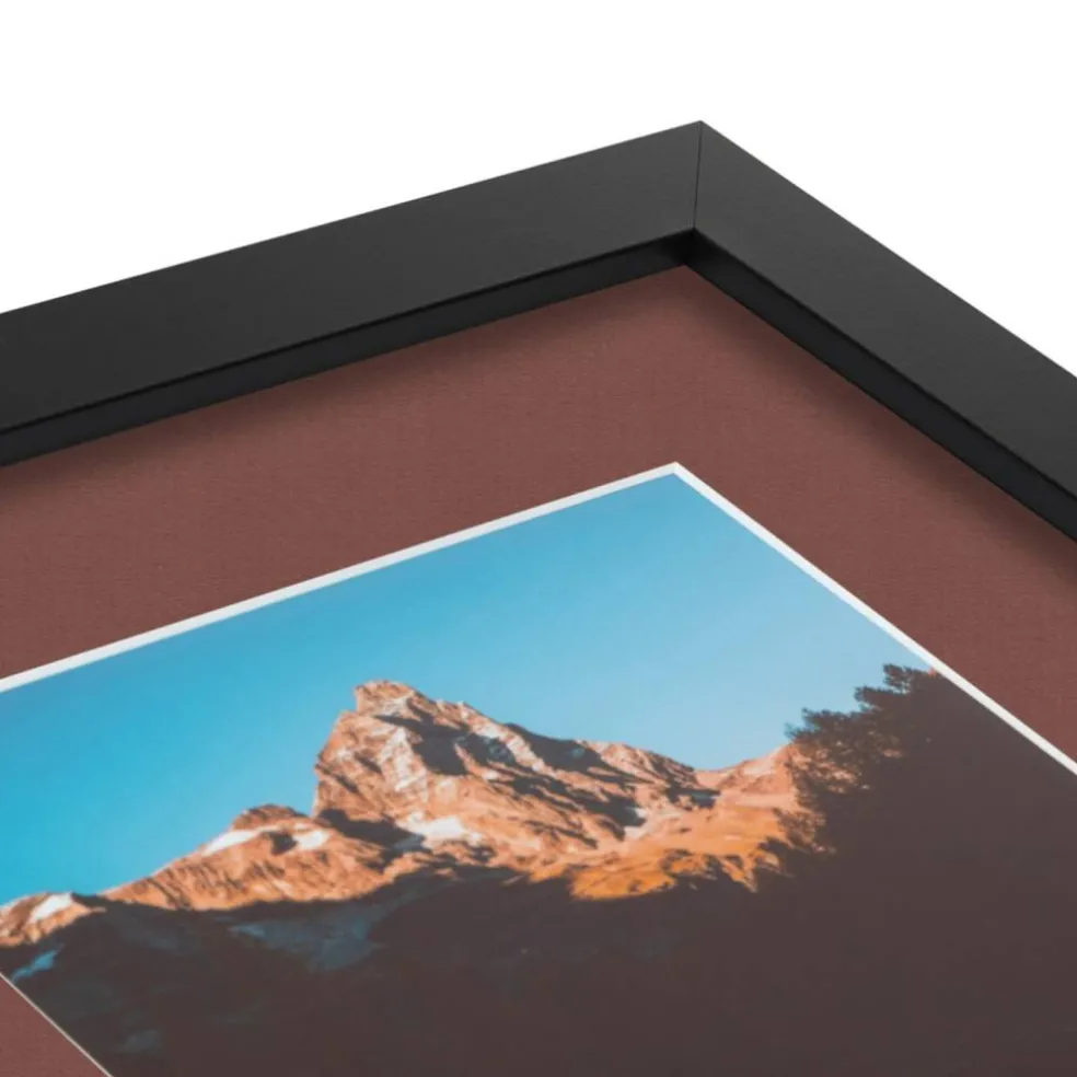ArtToFrames Collage Photo Picture Frame with 3 - 5x7 inch Openings, Framed in Black with Over 62 Mat Color Options and Plexi Glass (CSM-3926-138)