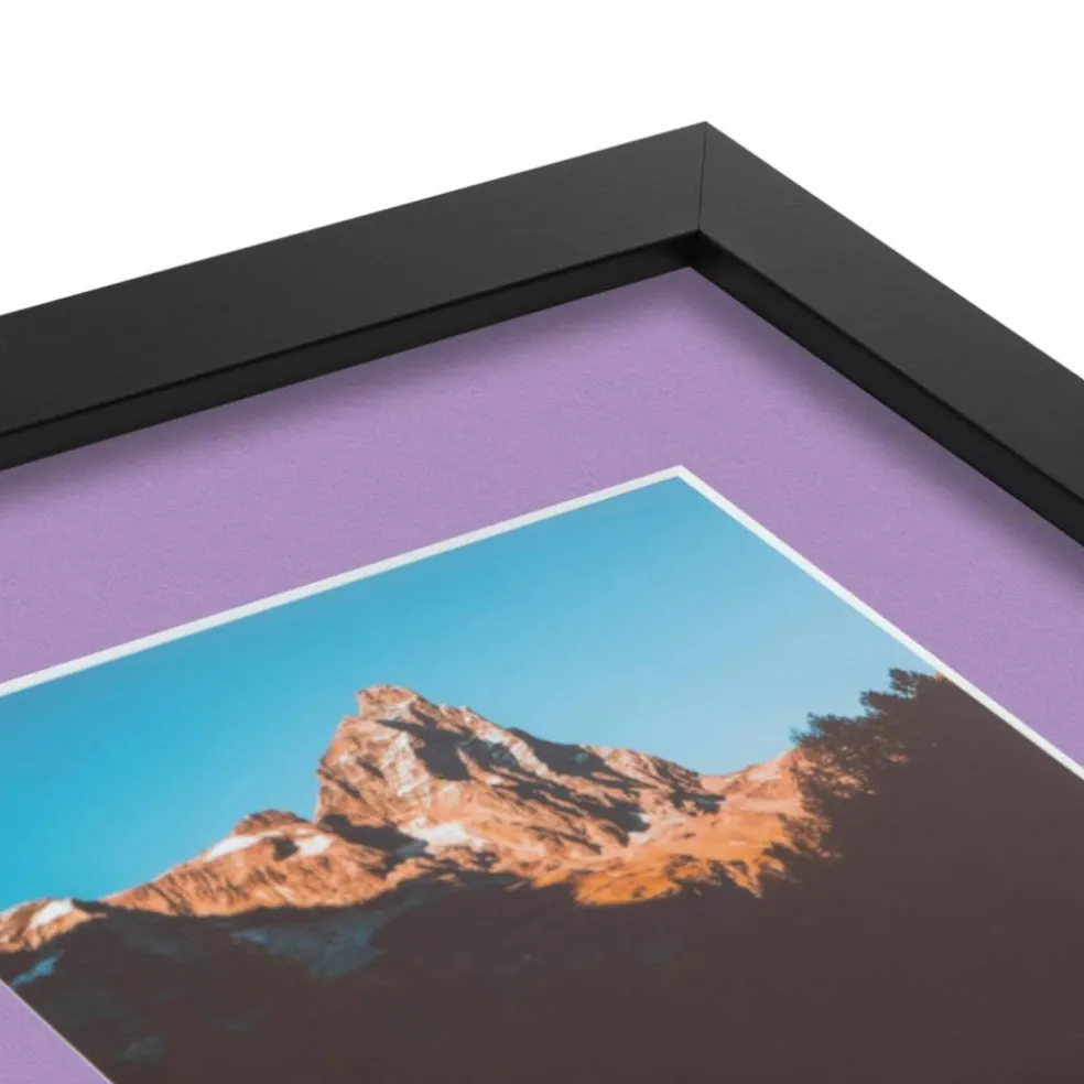 ArtToFrames Collage Photo Picture Frame with 3 - 5x7 inch Openings, Framed in Black with Over 62 Mat Color Options and Plexi Glass (CSM-3926-138)