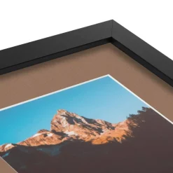 ArtToFrames Collage Photo Picture Frame with 3 - 5x7 inch Openings, Framed in Black with Over 62 Mat Color Options and Plexi Glass (CSM-3926-138)